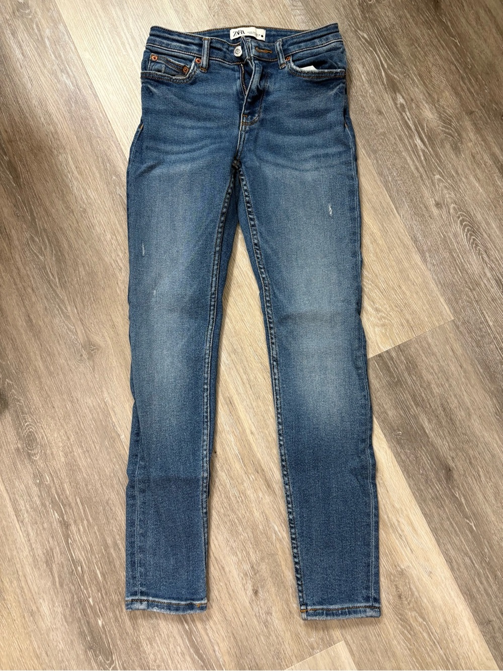 ZARA Skinny Stretch Jeans in Denim Blue